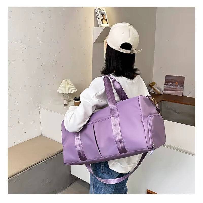 Waterproof Training Bag with Shoe Compartment & Yoga Mat Holder