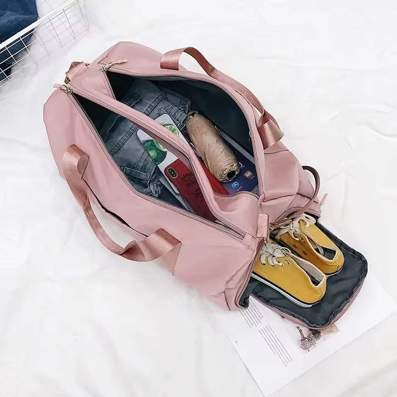 Waterproof Training Bag with Shoe Compartment & Yoga Mat Holder