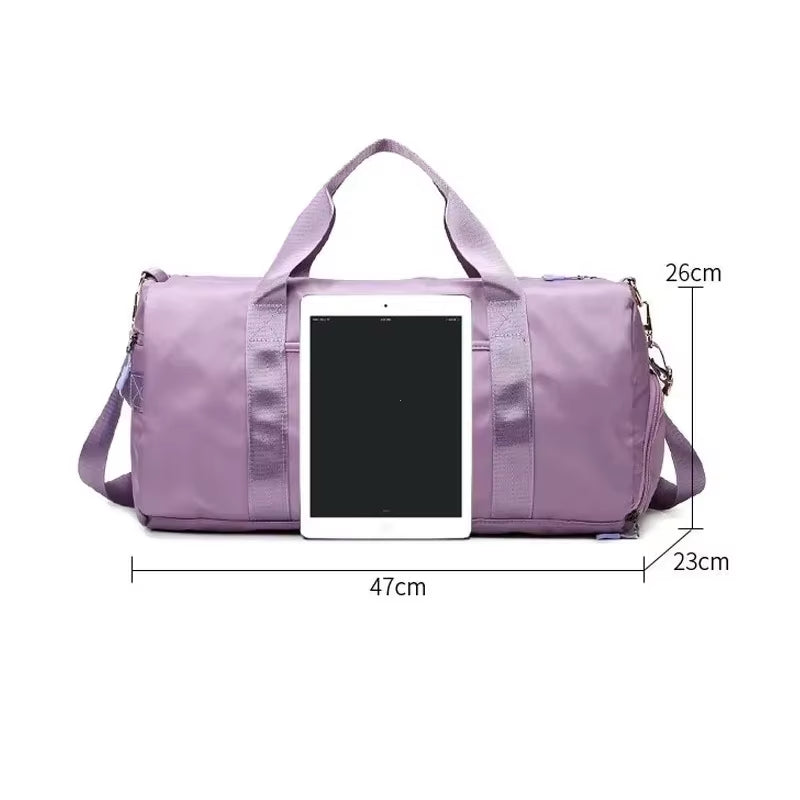 Waterproof Training Bag with Shoe Compartment & Yoga Mat Holder