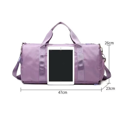 Waterproof Training Bag with Shoe Compartment & Yoga Mat Holder